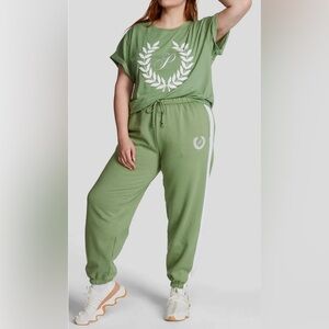 PINK Victoria’s Secret Ivy Fleece Relaxed Fit Sweatpants Size XS